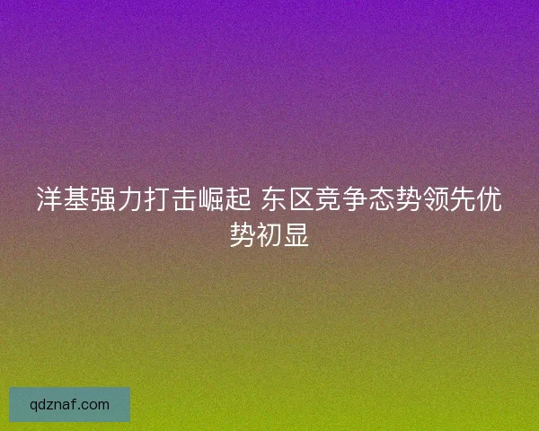 洋基强力打击崛起 东区竞争态势领先优势初显